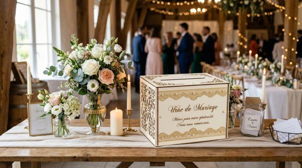 Top 5 urnes mariage élégantes pour une célébration raffinée